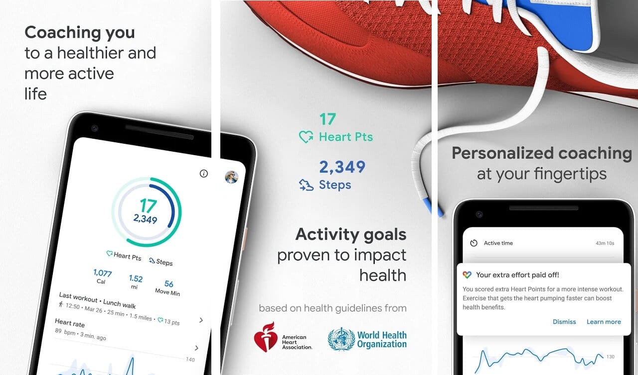 Google Fit | Best Fitness and Workout Apps for Android (2020)