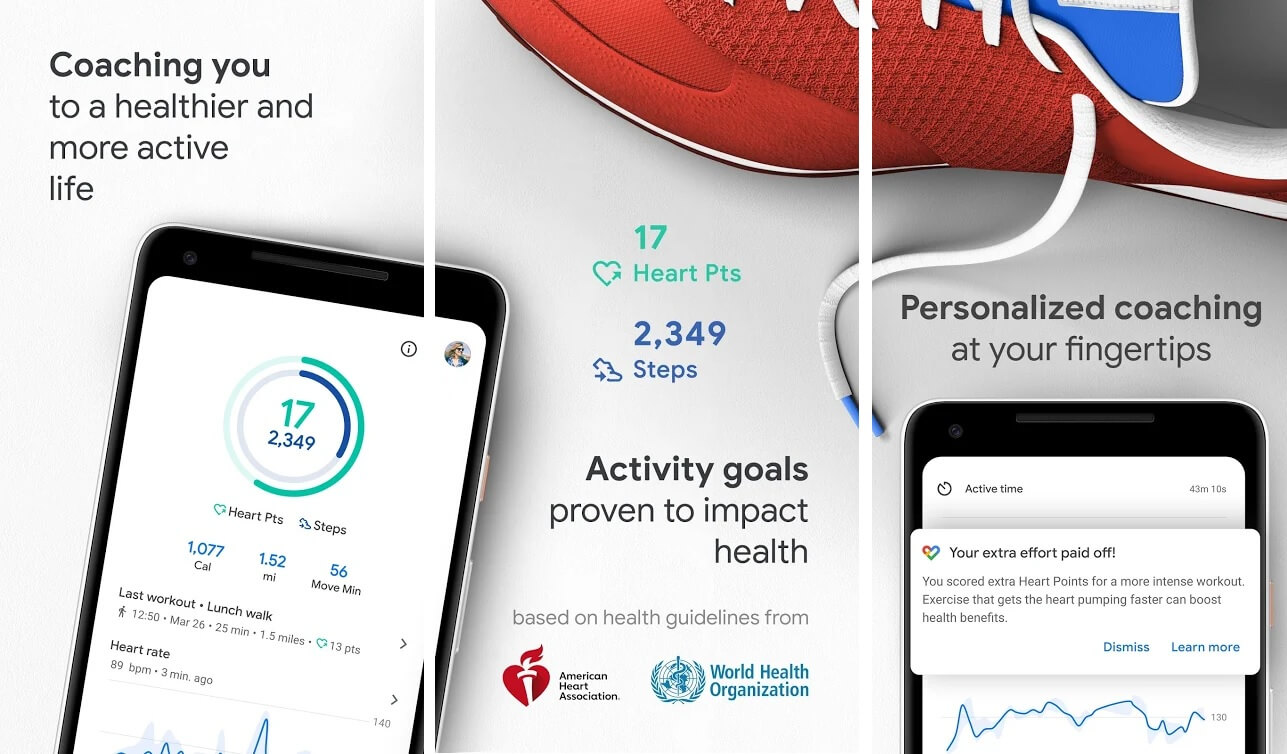 Google Fit | Best Free Android Apps of 2020