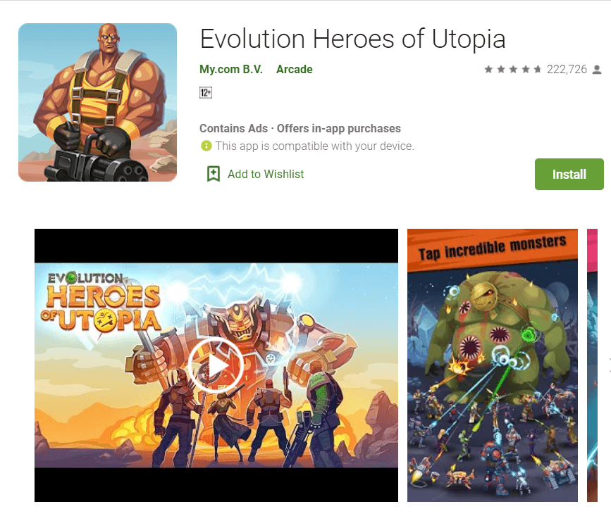 Evolution: Heroes of Utopia