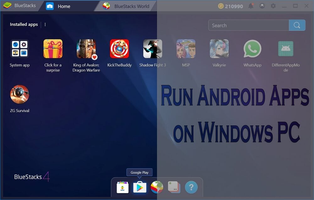 Run Android Apps on Windows PC [GUIDE]