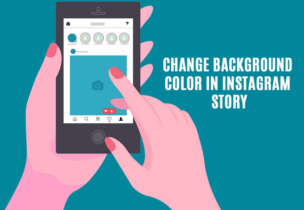 So ändern Sie die Hintergrundfarbe in Ihrer Instagram-Story