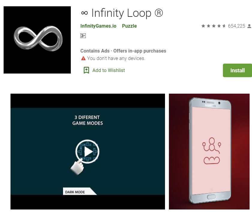INFINITY LOOP | Best Offline Games For Android 