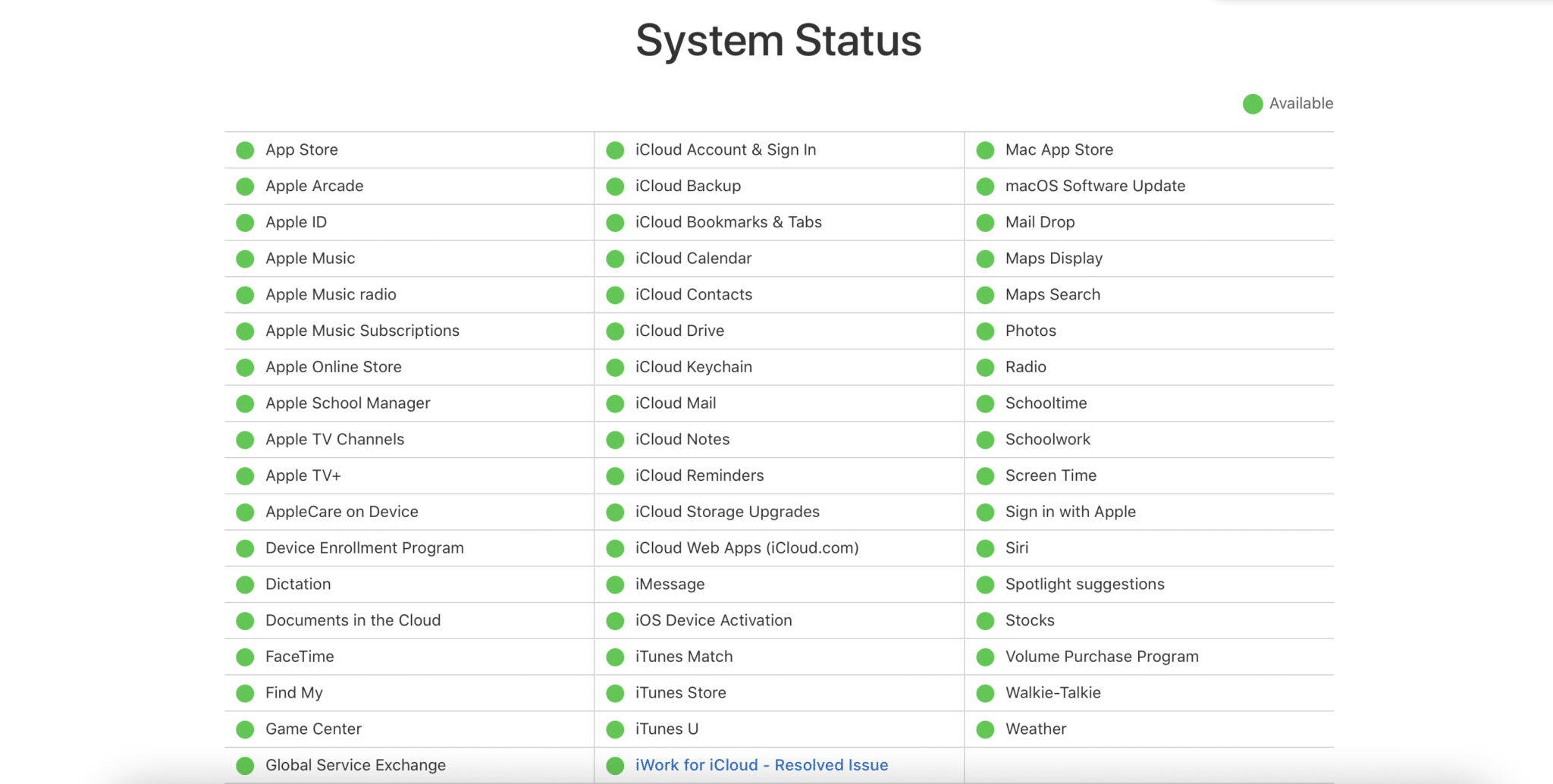 Si hay un letrero verde cerca del ícono de Actualización de software en la lista. Problemas de macOS Big Sur