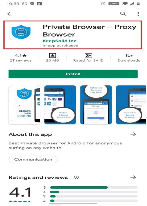 Install Private Browser Proxy Browser