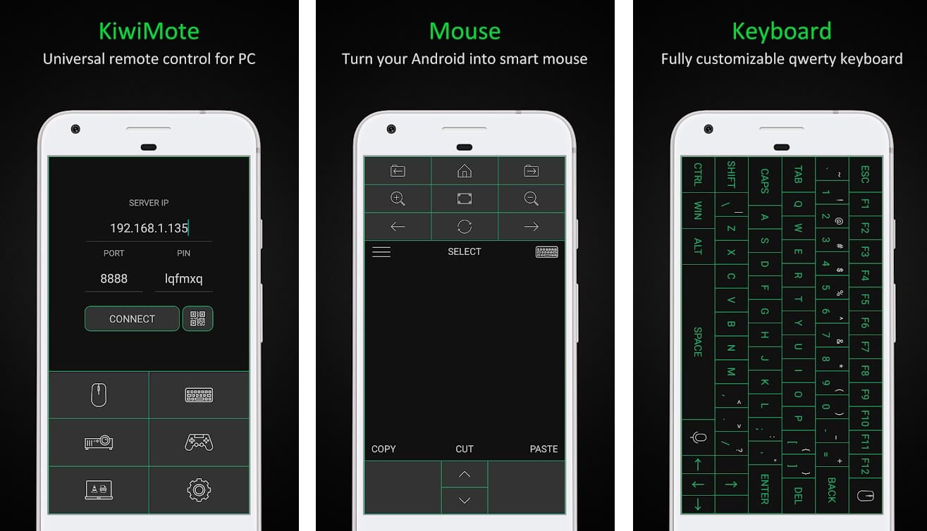 KiwiMote | Best Android Apps to Control PC from your Smartphone