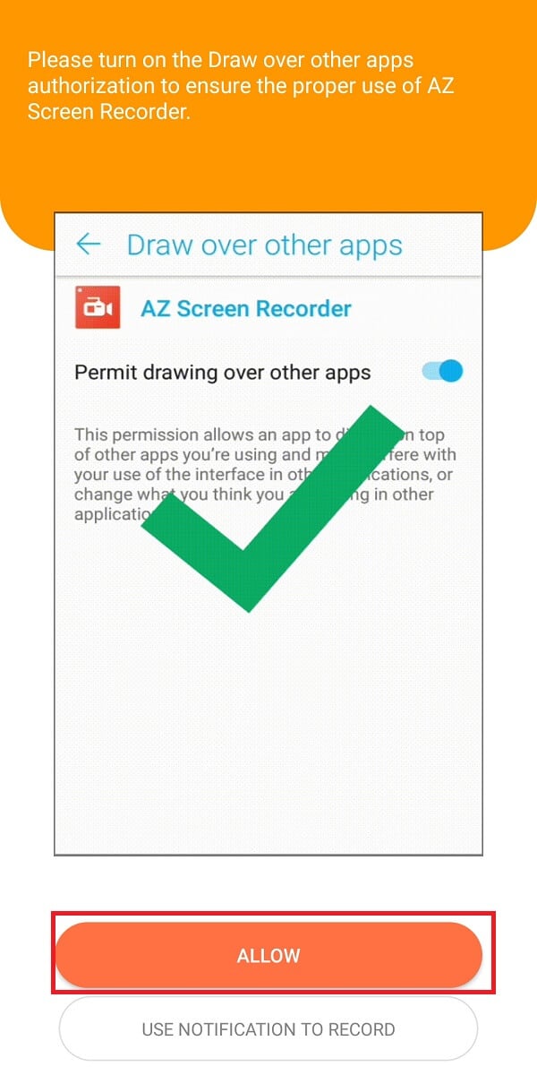 Launch the application on your device and grant the required permissions | How to Record WhatsApp Video and Voice calls