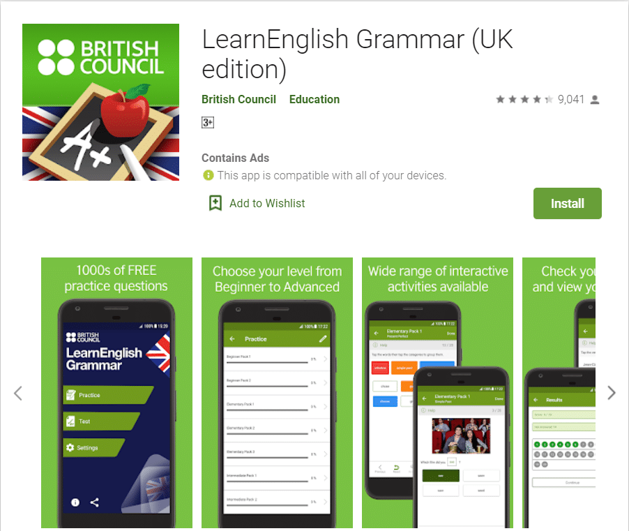 Learn English Grammar by British Council