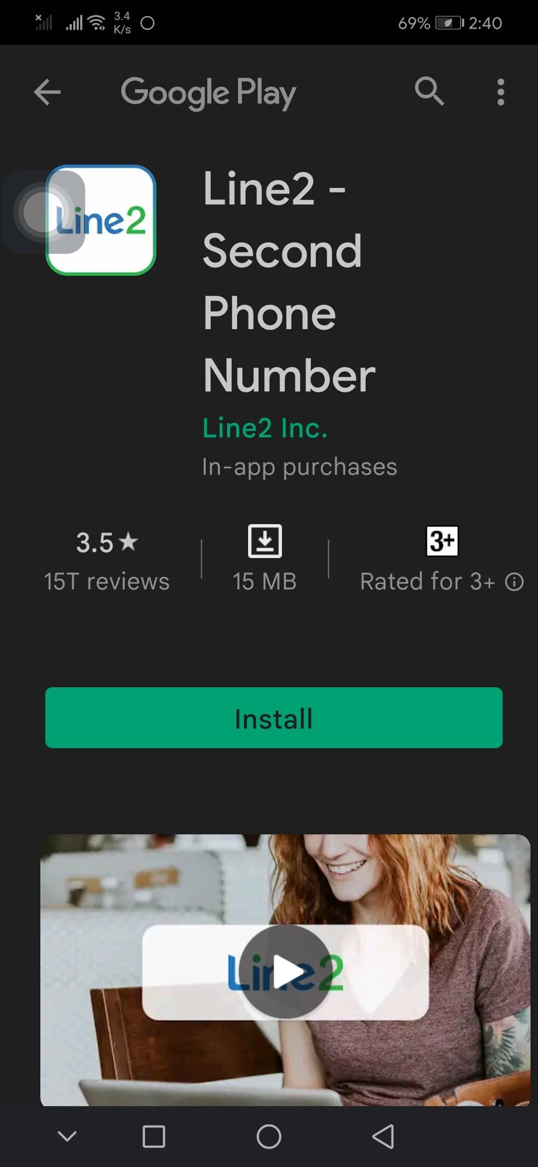 Line2 android app. Top 30 Best Free Second Phone Number App