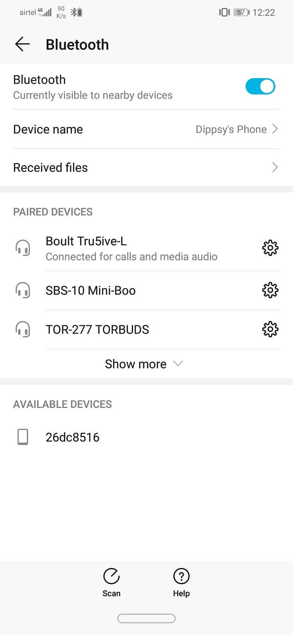 List of paired devices, find the Bluetooth profile | Fix Android Auto Crashes