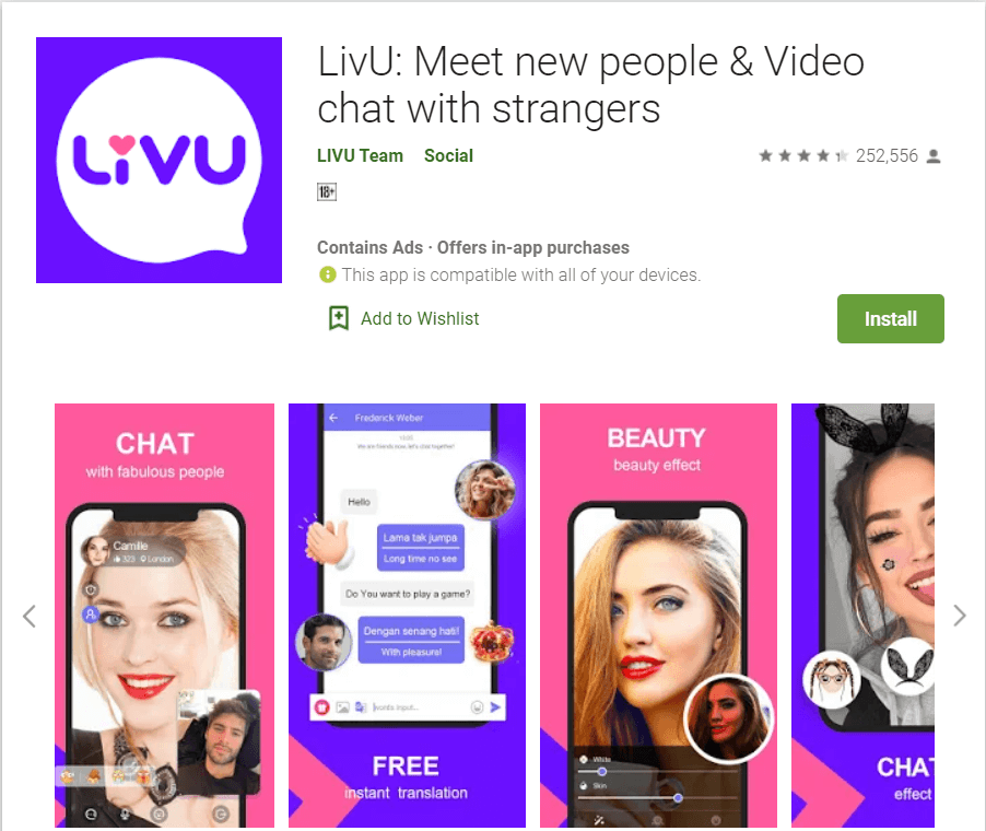 LivU | Top-Android-Apps zum Chatten mit Fremden