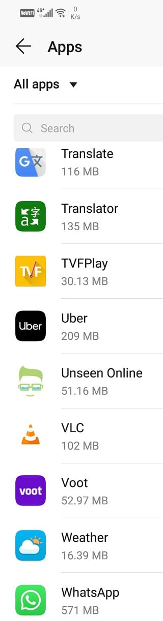 Look for the recently installed apps and delete one of them