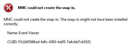 How To Fix MMC Could Not Create The Snap-in