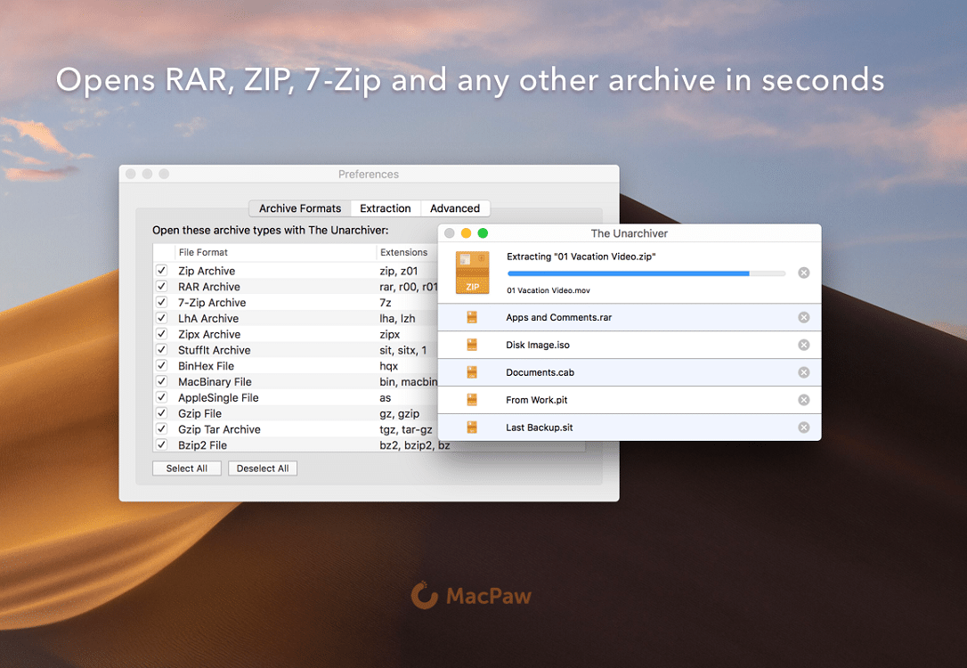 MacPaw App - How to Open RAR files on MAC