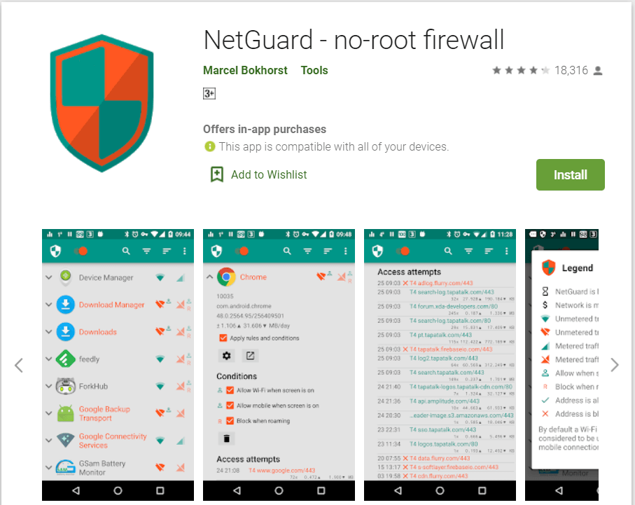 NetGuard | Best Firewall Authentication Apps For Android Phones