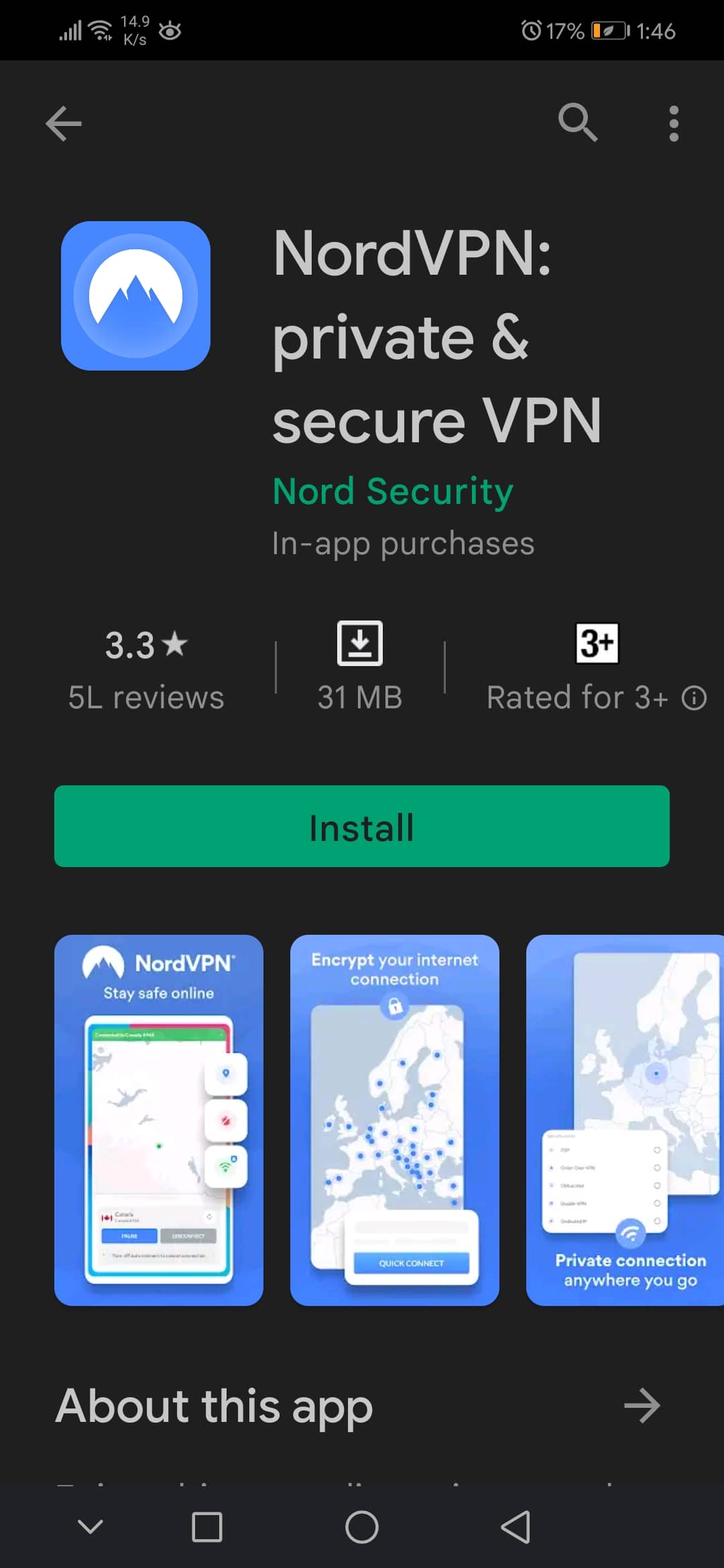 Nord Vpn app