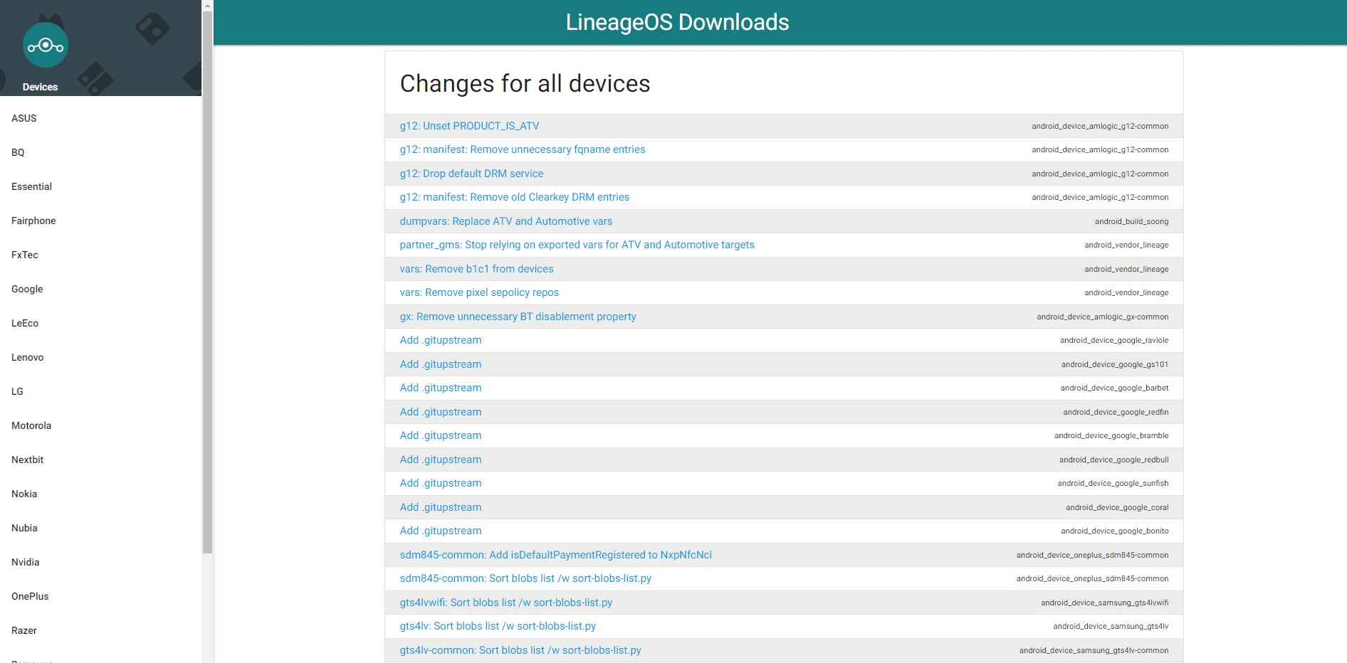 Official Lineage OS