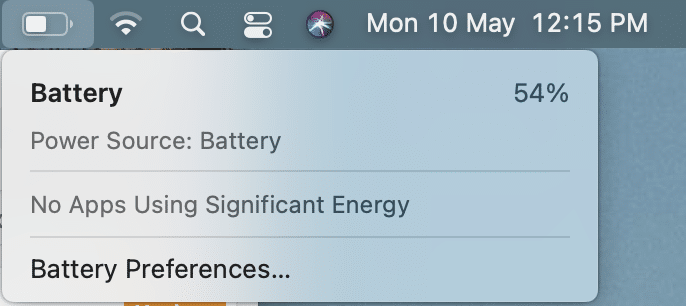 On the top of your screen, tap the battery icon. Fix MacBook charger not working