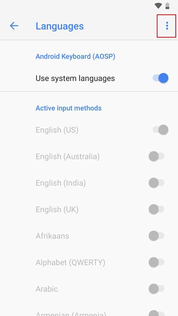 On the top right corner, tap on the three dots to reveal all the options. | How to Bypass Google Account Verification on Android Phone