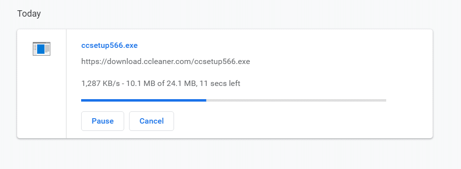 Once download is complete, double-click on the setup.exe file