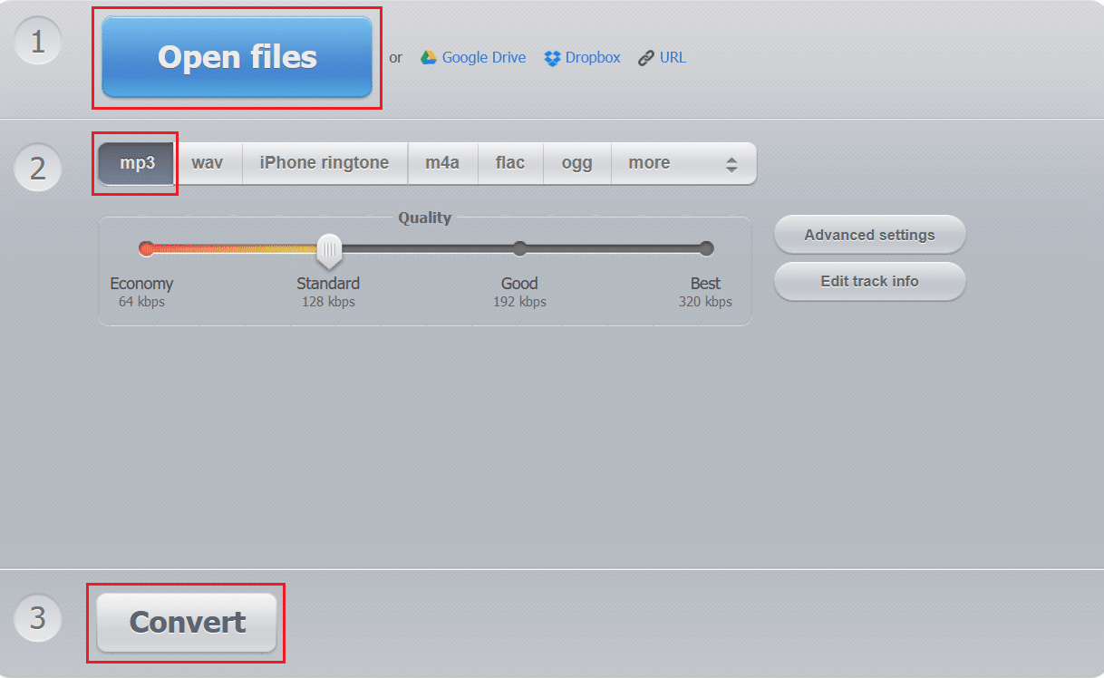 Online Audio Converter