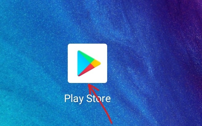 Open Google Playstore from your home screen