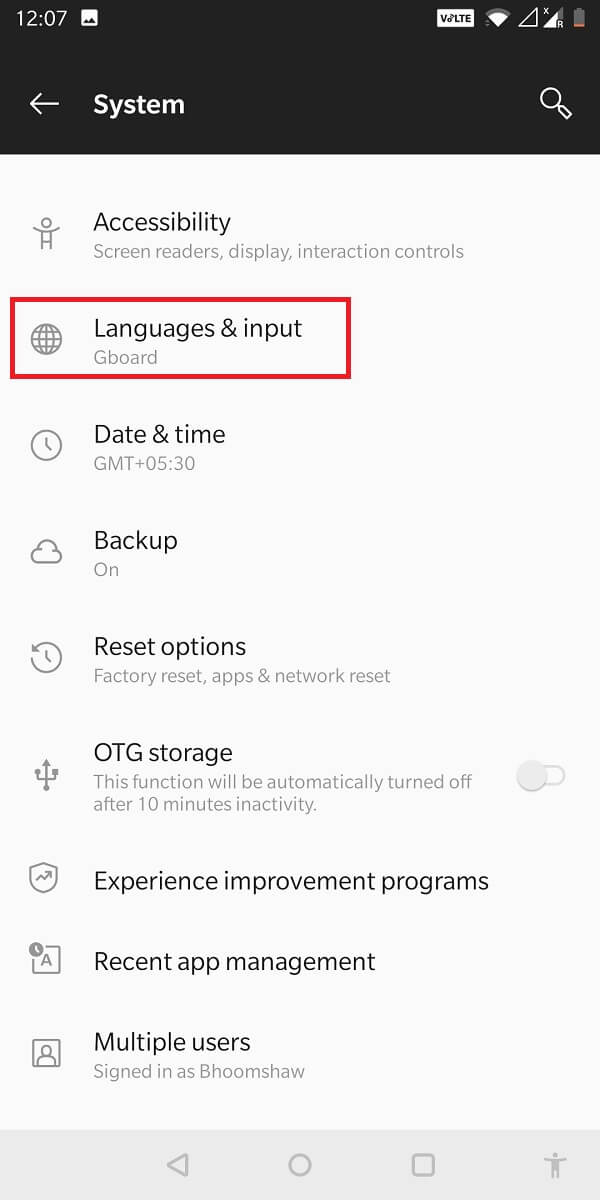Open Settings of your smartphone then tap on Language and input. | How to Resize Keyboard on Android Phone