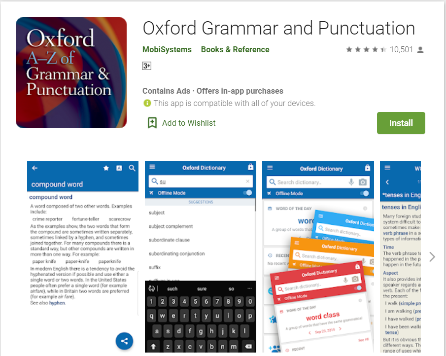 Oxford Grammer And Punctuation | Top Grammar Apps for Android in 2020