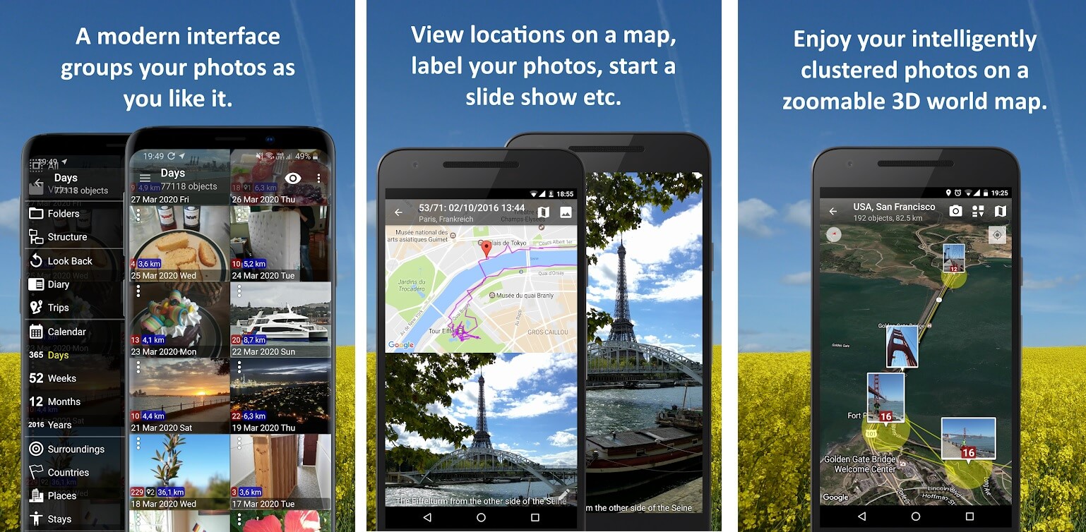 Photo Map | Best Android Gallery Apps For 2020