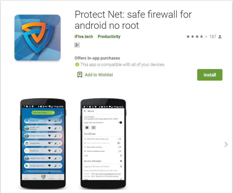 Protect Net | Best Firewall Authentication Apps For Android Phones