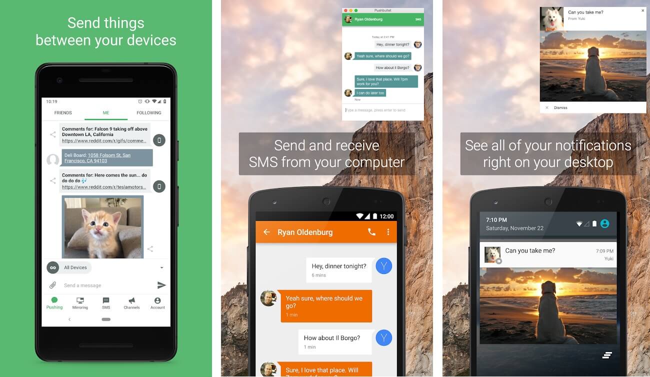 PushBullet | Best Free Android Apps of 2020