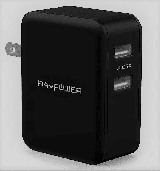 Двойное зарядное устройство RAVPower 36 Вт QC 3.0