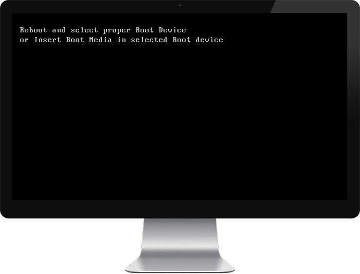 Reboot and Select Proper Boot Device Issue
