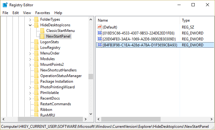 Remove Homegroup Desktop Icon through Registry