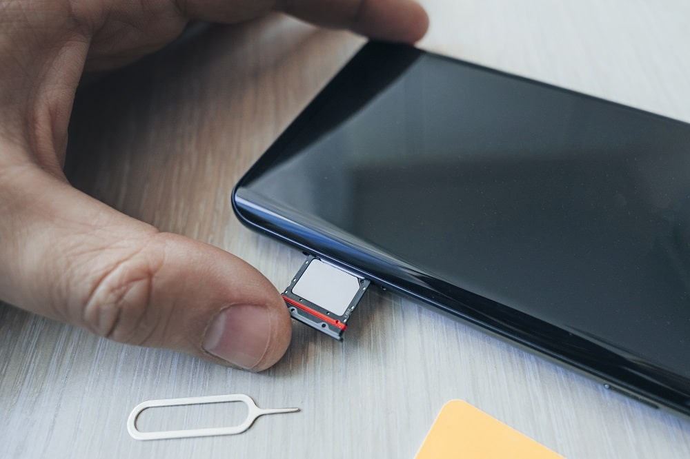 Remove the SIM Card or SD Card from the tray. The Ultimate Android Smartphone Troubleshooting Guide