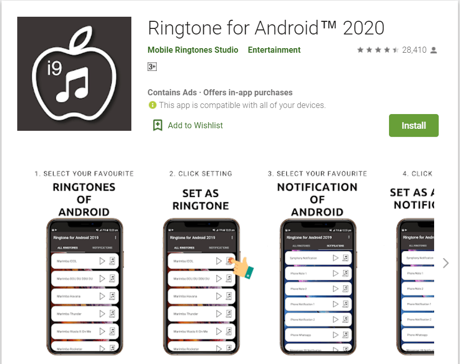 Ringtone for Android