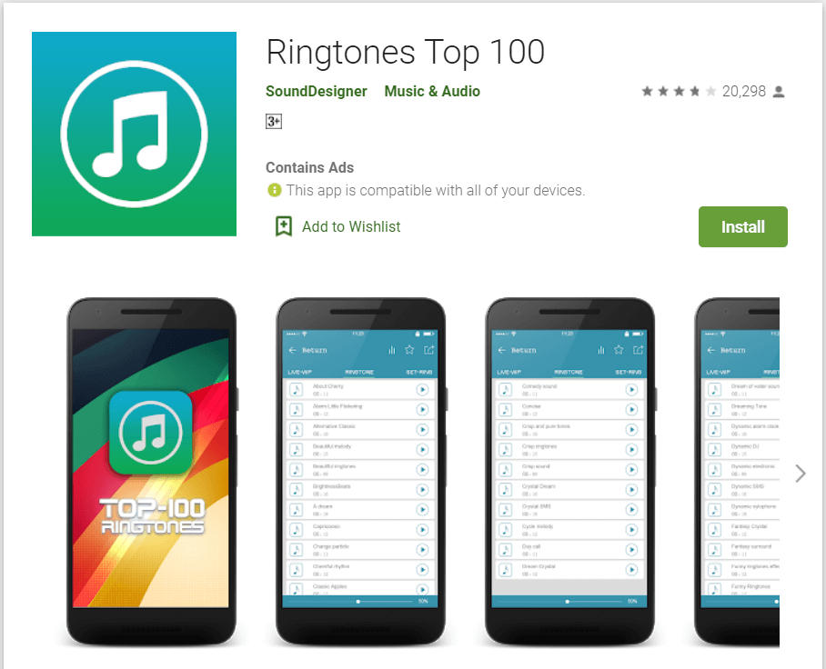 Ringtones top 100