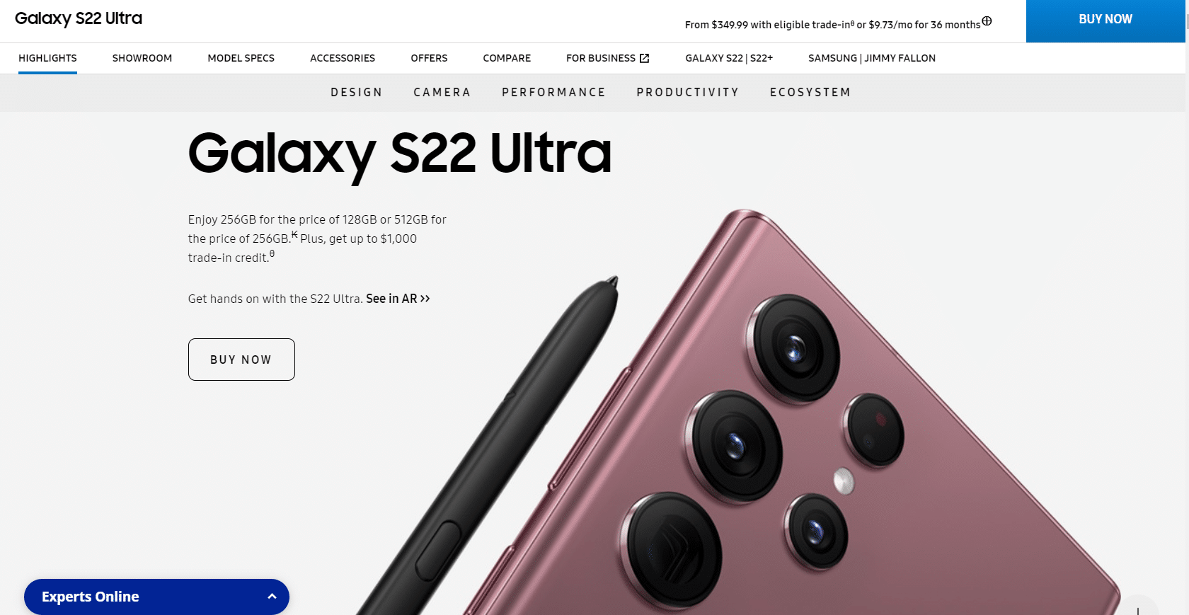 Samsung Galaksi S22 Ultra