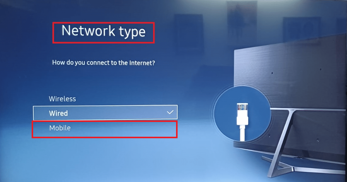 Samsung TV Network Type Mobile | How to Fix Samsung TV Wi-Fi Connection Issues