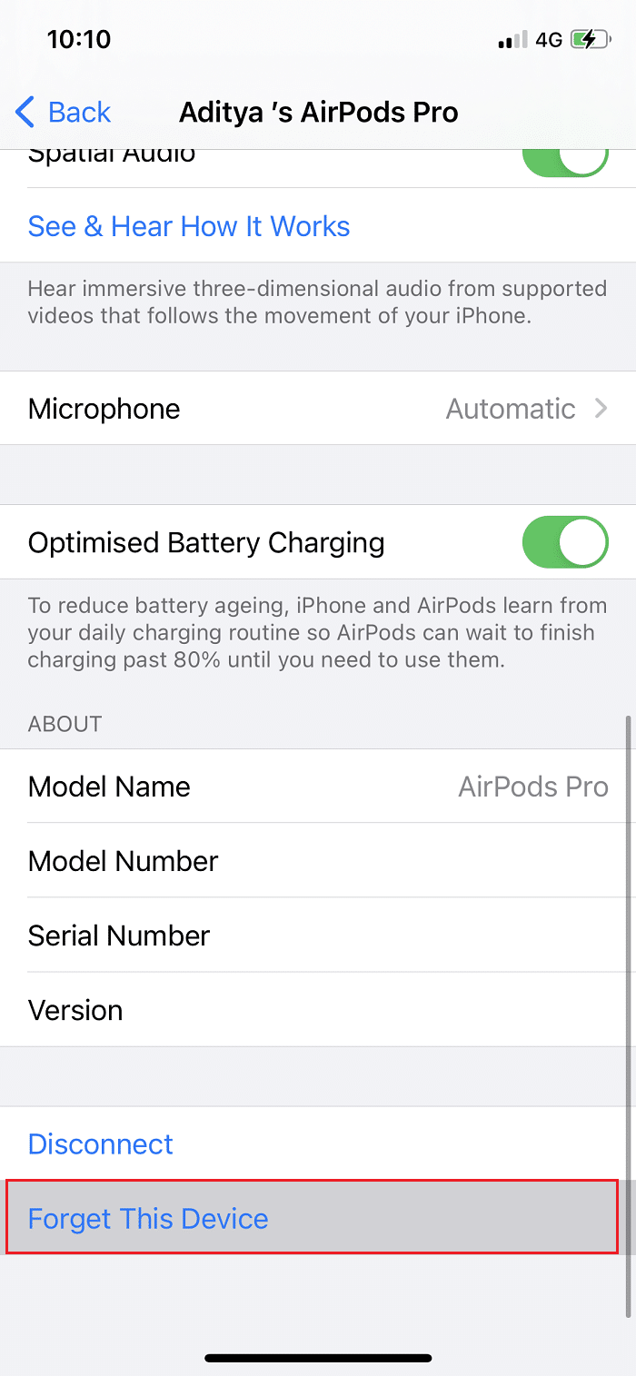 Select Forget This Device under your AirPods. Fix AirPods or AirPods Pro Connected But No Sound Issue