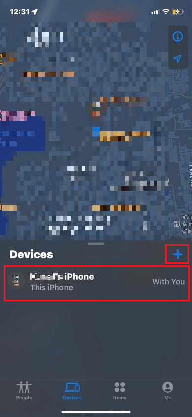 Select the desired device from the menu you want to ping | send alarm to someone