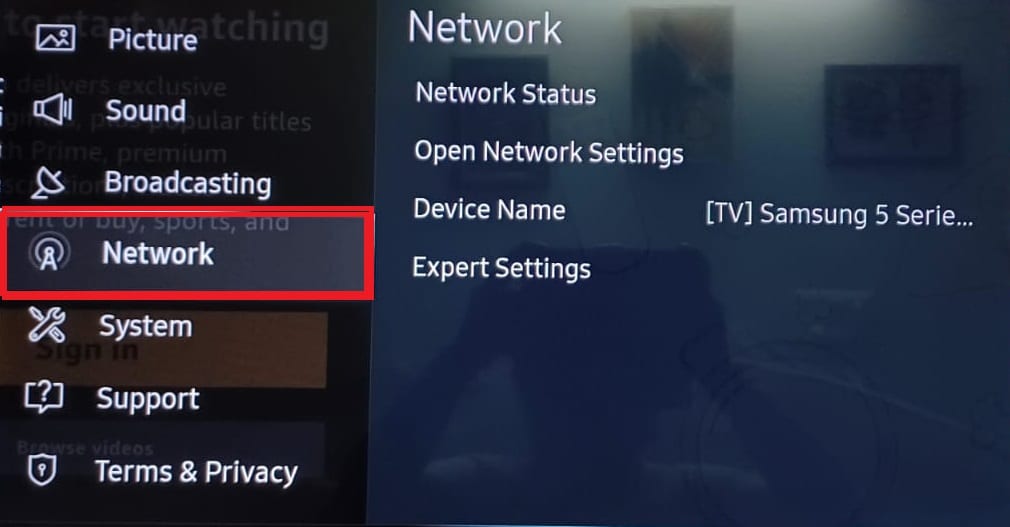 Settings Network Samsung TV | smart TV won’t connect to Wi-Fi