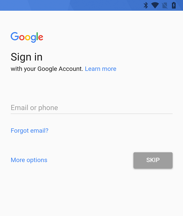 Sign in to your Google Account | Restore Apps and Settings to a new Android phone