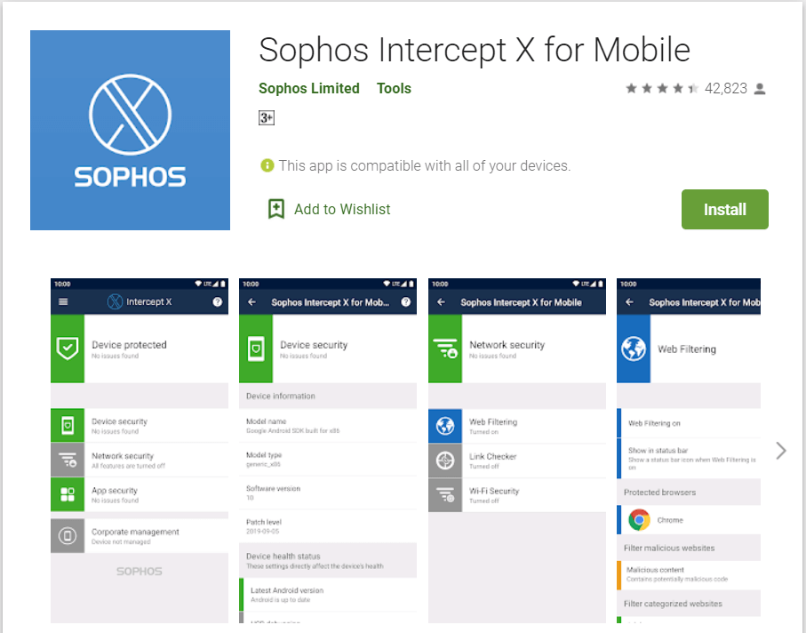 Sophos Intercept X | Best Adware Removal Apps