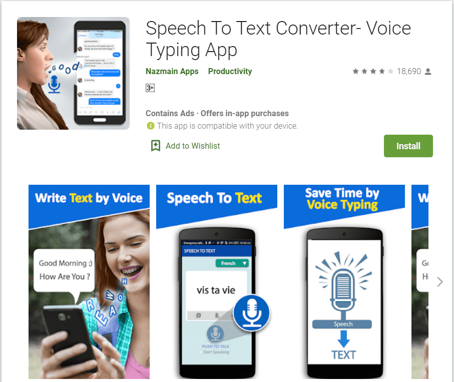 Speech To Text Converter