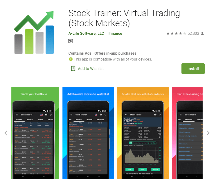 Stock Trainer Virtual Trading | Top Apps For Stock Market Trading