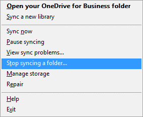 Stop OneDrive Syncing process