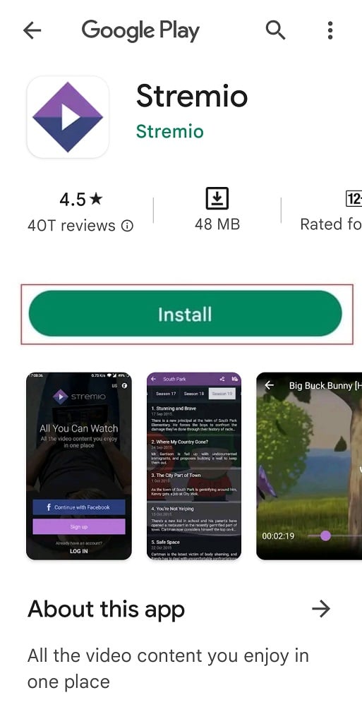 Stremio app install. 11 Best Showbox Alternatives for Android