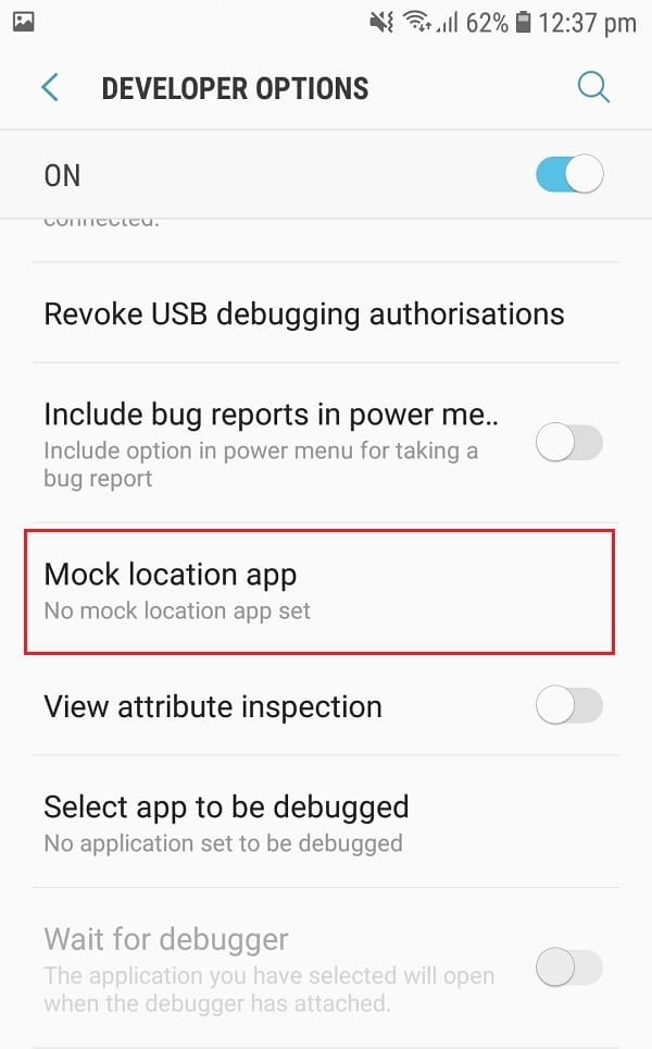 Tap Mock location app