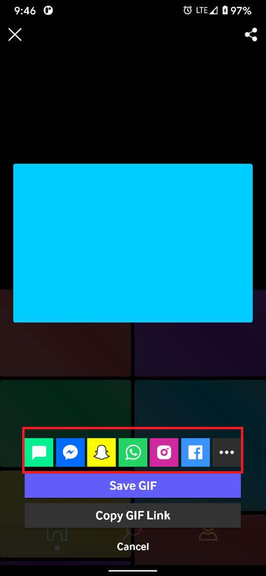 Dotaknite se »Shrani GIF«, da ga prenesete v svojo galerijo | Kako poslati GIF v sistemu Android