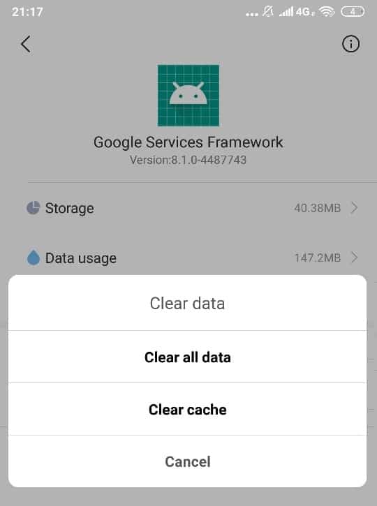 Tap on clear data and clear cache | Fix Android.Process.Media Has Stopped Error